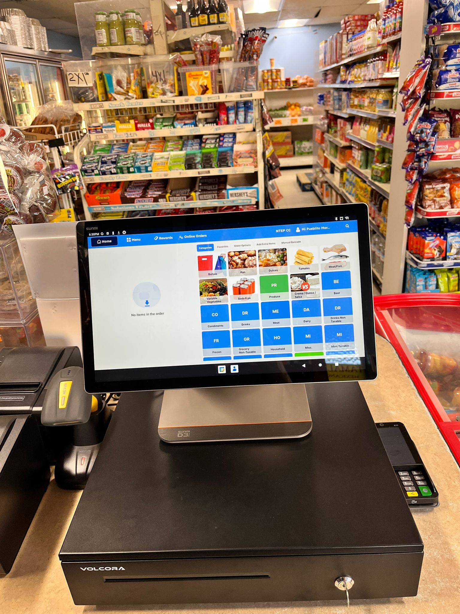 POS system Client Mi pueblito market