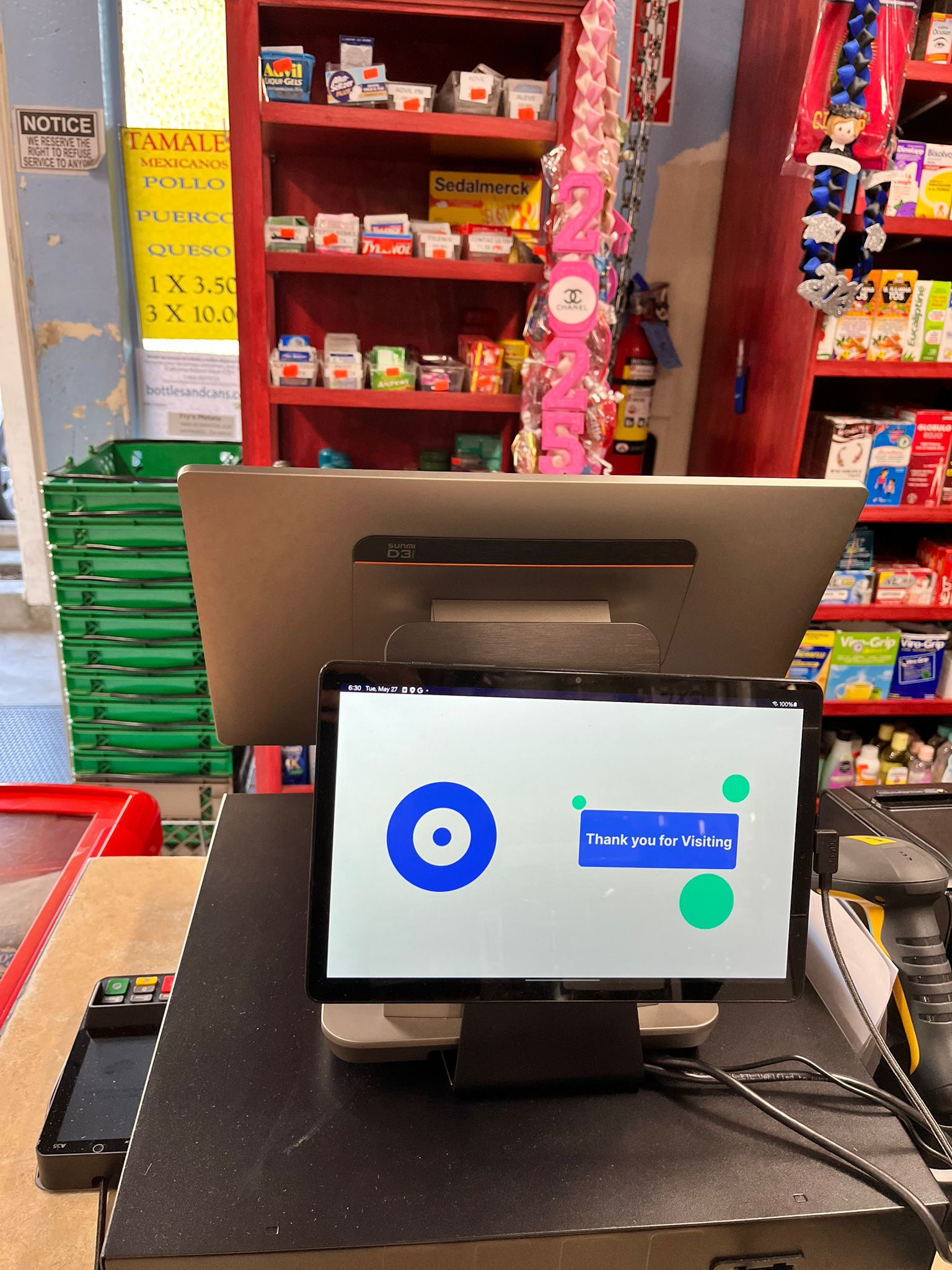 POS system Client Mi pueblito market